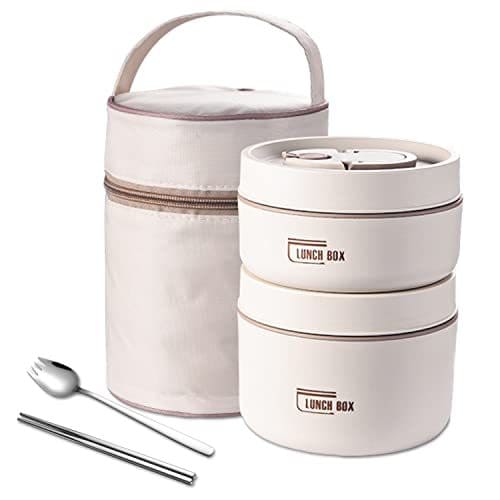 Kit Potes Térmicos + Lancheira e Talheres LunchBox