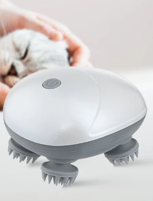 Mini Massageador Elétrico para Animais de Estimação